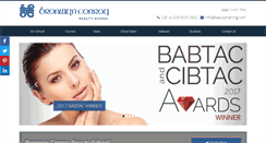 Desktop Screenshot of beautytraining.com